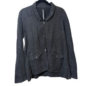 Transit Par Such Italian Linen Jacket Women's Sz. 1 (US 6)